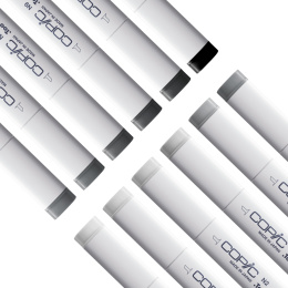 Classic 12-setti Neutral Gray ryhmässä Kynät / Taiteilijakynät / Maalitussit @ Pen Store (103319)