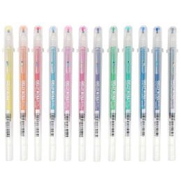 Gelly Roll Stardust Kappaleittain Rose ryhmässä Kynät / Kirjoittaminen / Geelikynät @ Pen Store (103556)