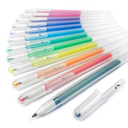 Gelly Roll Stardust Kappaleittain Rose ryhmässä Kynät / Kirjoittaminen / Geelikynät @ Pen Store (103556)