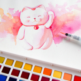 Koi Water Colors Sketch Box 60 ryhmässä Taiteilijatarvikkeet / Värit / Akvarellivärit @ Pen Store (103858)