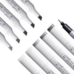 Copic Sketch 5+1 Sketching Harmaa ryhmässä Kynät / Taiteilijakynät / Maalitussit @ Pen Store (103864)
