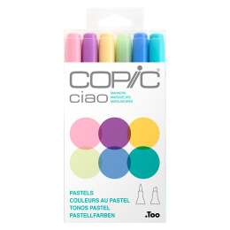 Ciao 6 kpl Pastelli ryhmässä Kynät / Taiteilijakynät / Maalitussit @ Pen Store (103867)