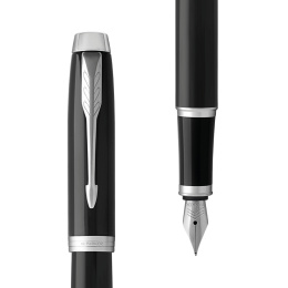 IM Black/Chrome Täytekynä ryhmässä Kynät / Fine Writing / Täytekynät @ Pen Store (104667_r)