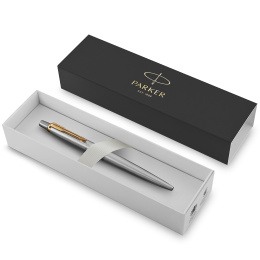 Jotter Steel/Gold Kuulakärkikynä ryhmässä Kynät / Fine Writing / Kuulakärkikynät @ Pen Store (104808)