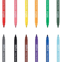 Colour Broad Tip 42 kpl (3 vuota+) ryhmässä Kids / Lastenkynät / Lasten tussit @ Pen Store (104846)