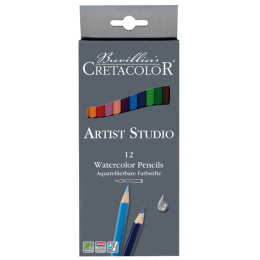 Artist Studio Akvarellikynät 12 setti ryhmässä Kynät / Taiteilijakynät / Akvarellikynät @ Pen Store (105028)