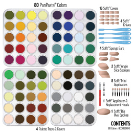 80 Color Setti ryhmässä Taiteilijatarvikkeet / Taiteilijavärit / Pastellivärit / Kuivapastellit @ Pen Store (106106)