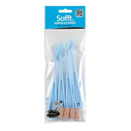 Sofft 4 x Knives & Covers ryhmässä Taiteilijatarvikkeet / Muut taidetarvikkeet / Telat ja sienet @ Pen Store (106107)