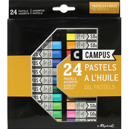 Campus Öljypastelliliidut 24-setti ryhmässä Taiteilijatarvikkeet / Liidut ja lyijyt / Pastelliliidut @ Pen Store (106246)