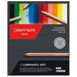 Luminance 6901 12-setti ryhmässä Kynät / Taiteilijakynät / Värikynät @ Pen Store (106639)