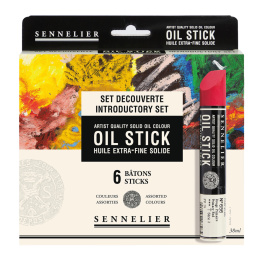 Öljyliidut Aloitus 6-setti ryhmässä Taiteilijatarvikkeet / Liidut ja lyijyt / Pastelliliidut @ Pen Store (107250)