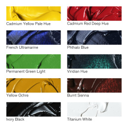 Winton Öljyväri Tuubi 37 ml 10-setti ryhmässä Taiteilijatarvikkeet / Taiteilijavärit / Öljyvärit @ Pen Store (107256)