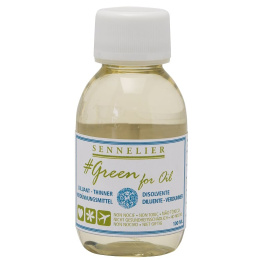 Green For Oil Thinner 100 ml ryhmässä Taiteilijatarvikkeet / Maalausnesteet ja lakat / Maalinesteet öljyväreille @ Pen Store (107518)