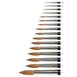 Serie 7 Kolinsky Näädänkarvasivellin Koko 2 ryhmässä Taiteilijatarvikkeet / Siveltimet / Akvarellisiveltimet @ Pen Store (107669)