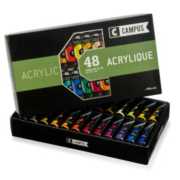Akryylimaalisetti Campus 48x21ml Tuubia ryhmässä Taiteilijatarvikkeet / Taiteilijavärit / Akryylivärit @ Pen Store (107972)