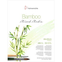 Mixed Media Bamboo 265g 24x32 cm ryhmässä Paperit ja Lehtiöt / Taiteilijalehtiöt / Mixed media-lehtiöt @ Pen Store (108082)