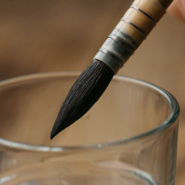 Kazan Oravankarvasivellin 803 Terävä Mopp Koko 3/0 ryhmässä Taiteilijatarvikkeet / Siveltimet / Akvarellisiveltimet @ Pen Store (108286)