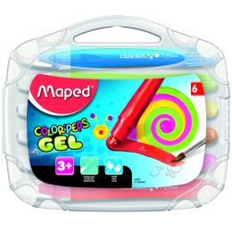 Color Peps Geeli Liidut 6-setti (3 vuota+) ryhmässä Kids / Lastenkynät / Lasten liidut @ Pen Store (108768)