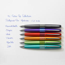 MR Retro Pop Ballpoint Pen Metallic Gray ryhmässä Kynät / Fine Writing / Kuulakärkikynät @ Pen Store (109636)