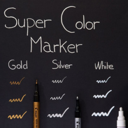 Super Color Merkkikynä Extra Fine Gold ryhmässä Kynät / Toimisto ja merkkaus / Merkkauskynät @ Pen Store (109647)