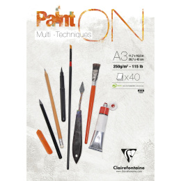 Paint'ON Taiteilijalehtiö A3 ryhmässä Paperit ja Lehtiöt / Taiteilijalehtiöt / Mixed media-lehtiöt @ Pen Store (110404)