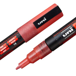 Posca PC-3M Glitter Red tones 4-setti ryhmässä Kynät / Taiteilijakynät / Maalitussit @ Pen Store (110416)