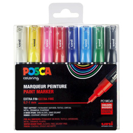 Posca PC-1MC Standard Colours 8-setti ryhmässä Kynät / Taiteilijakynät / Maalitussit @ Pen Store (110436)