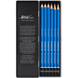 Mars Lumograph 100 6-setti ryhmässä Taiteilijatarvikkeet / Liidut ja lyijyt / Grafiitti ja lyijyt @ Pen Store (110878)