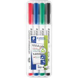 Lumocolor Valkotaulukynä Medium 4 kpl ryhmässä Kynät / Toimisto ja merkkaus / Valkotaulutussit @ Pen Store (110983)