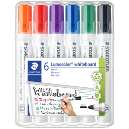 Lumocolor Whiteboard marker 6-pack 2 mm ryhmässä Kynät / Toimisto ja merkkaus / Valkotaulutussit @ Pen Store (111000)
