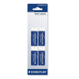 Pyyhekumi Mars Plastic 4 kpl ryhmässä Kynät / Kynätarvikkeet / Pyyhekumit @ Pen Store (111067)