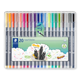 Triplus Fineliner 20 kpl ryhmässä Kynät / Taiteilijakynät / Tussit @ Pen Store (111087)