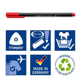 Triplus Fineliner 20 kpl ryhmässä Kynät / Taiteilijakynät / Tussit @ Pen Store (111087)