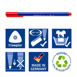 Triplus Color Kappaleittain ryhmässä Kynät / Kirjoittaminen / Finelinerit @ Pen Store (111137_r)