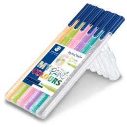 Triplus Color Pastelli 6 kpl ryhmässä Kynät / Kirjoittaminen / Finelinerit @ Pen Store (111234)