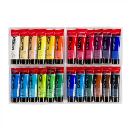 Akryylivärit Standard setti 24 x 20 ml ryhmässä Taiteilijatarvikkeet / Värit / Akryylivärit @ Pen Store (111758)
