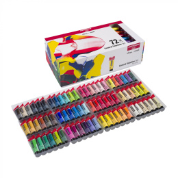 Akryylivärit Standard setti 72 x 20 ml ryhmässä Taiteilijatarvikkeet / Värit / Akryylivärit @ Pen Store (111761)