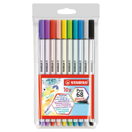 Brush 68 10-setti ryhmässä Kynät / Taiteilijakynät / Sivellinkynät @ Pen Store (111785)