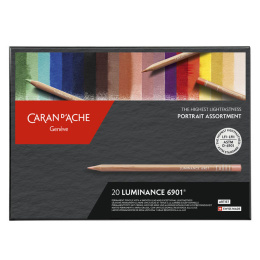 Luminance 6901 Portrait-setti 20 kpl ryhmässä Kynät / Taiteilijakynät / Värikynät @ Pen Store (112391)