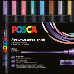 PC-5M Metallic Colours 8-setti ryhmässä Kynät / Taiteilijakynät / Maalitussit @ Pen Store (112630)