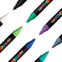 Posca PC-5M Cool Colours 8-setti ryhmässä Kynät / Taiteilijakynät / Maalitussit @ Pen Store (112632)