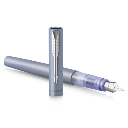Vector XL Silver-Blue Täytekynä ryhmässä Kynät / Fine Writing / Täytekynät @ Pen Store (112678_r)
