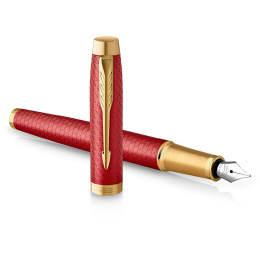IM Premium Red/Gold Täytekynä ryhmässä Kynät / Fine Writing / Täytekynät @ Pen Store (112692_r)