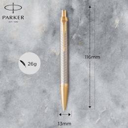 IM Premium Silver/Gold Kuulakärkikynä ryhmässä Kynät / Fine Writing / Kuulakärkikynät @ Pen Store (112698)