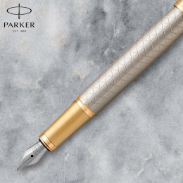 IM Premium Silver/Gold Täytekynä ryhmässä Kynät / Fine Writing / Täytekynät @ Pen Store (112699_r)