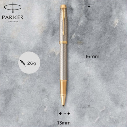 IM Premium Silver/Gold Rollerball ryhmässä Kynät / Fine Writing / Rollerball-kynät @ Pen Store (112701)