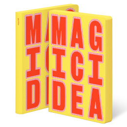Notebook Graphic Glow L - Magic Idea ryhmässä Paperit ja Lehtiöt / Kirjoitus ja muistiinpanot / Muistikirjat @ Pen Store (125444)