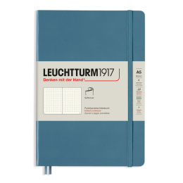 Notebook A5 Softcover Stone Blue ryhmässä Paperit ja Lehtiöt / Kirjoitus ja muistiinpanot / Muistikirjat @ Pen Store (125477_r)