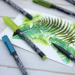 Koi Coloring Brush Pen 6-set Botanical ryhmässä Kynät / Kirjoittaminen / Finelinerit @ Pen Store (125585)