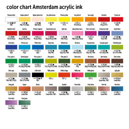 Acrylic Ink 30 ml ryhmässä Taiteilijatarvikkeet / Taiteilijavärit / Akryylivärit @ Pen Store (125617_r)